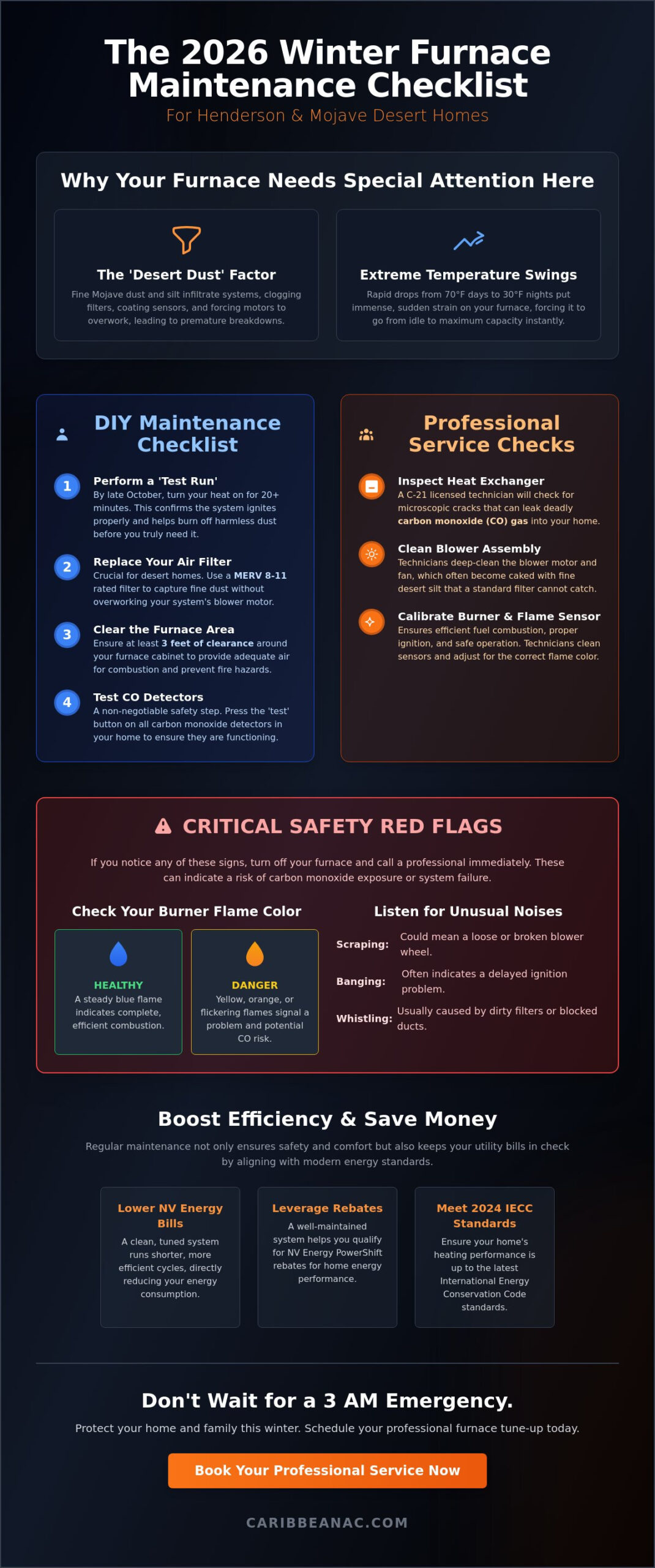 The Essential Winter Furnace Maintenance Checklist for Henderson Homeowners (2026)