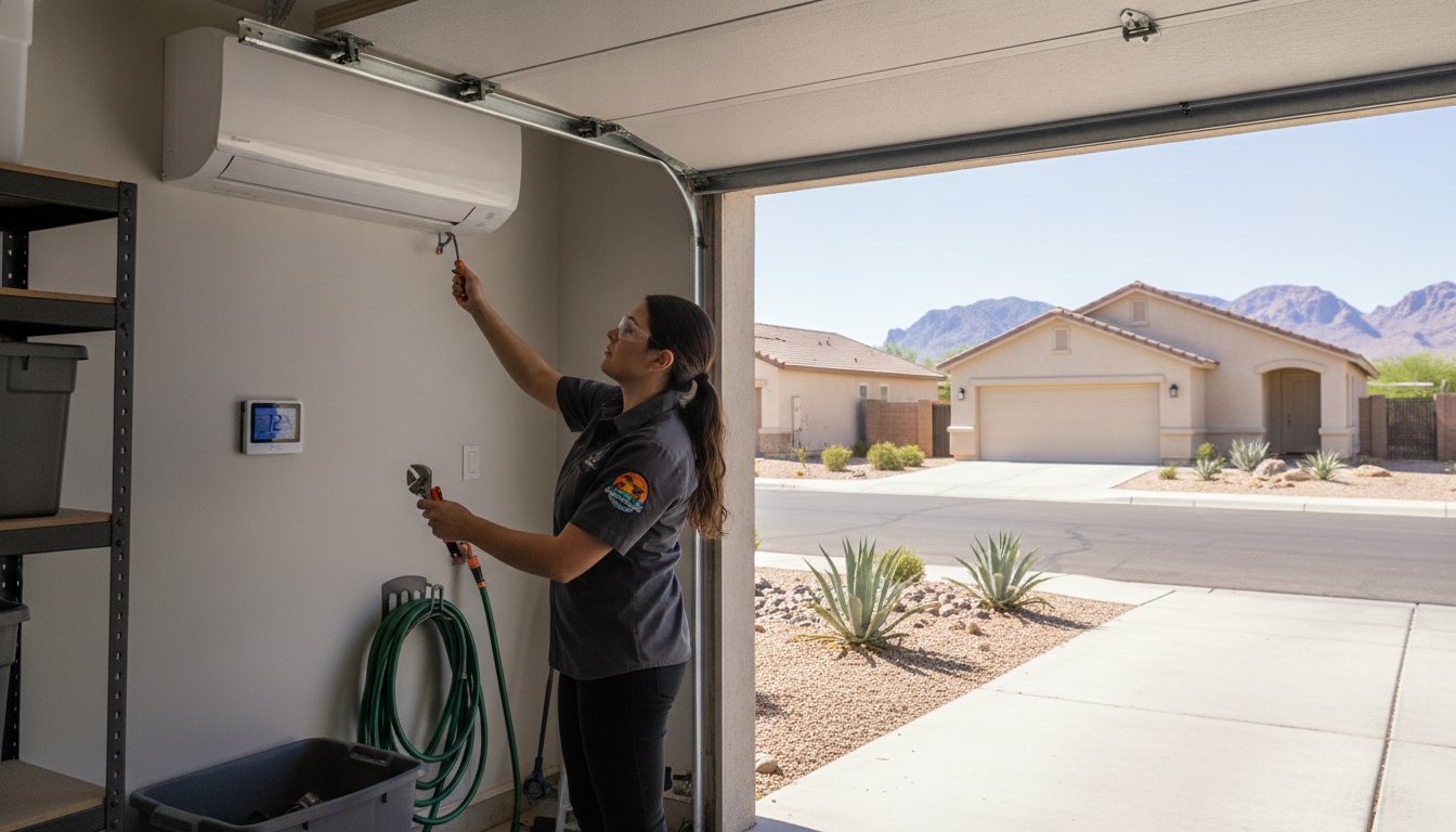 Single Zone Mini Split for Garage in Summerlin: The 2026 Homeowner’s Guide